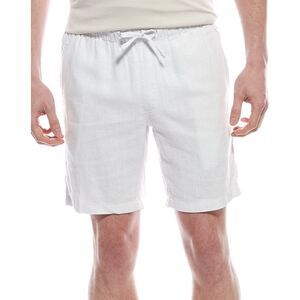 Mr. Swim Mens Mr.Swim Linen-Blend Short, White
